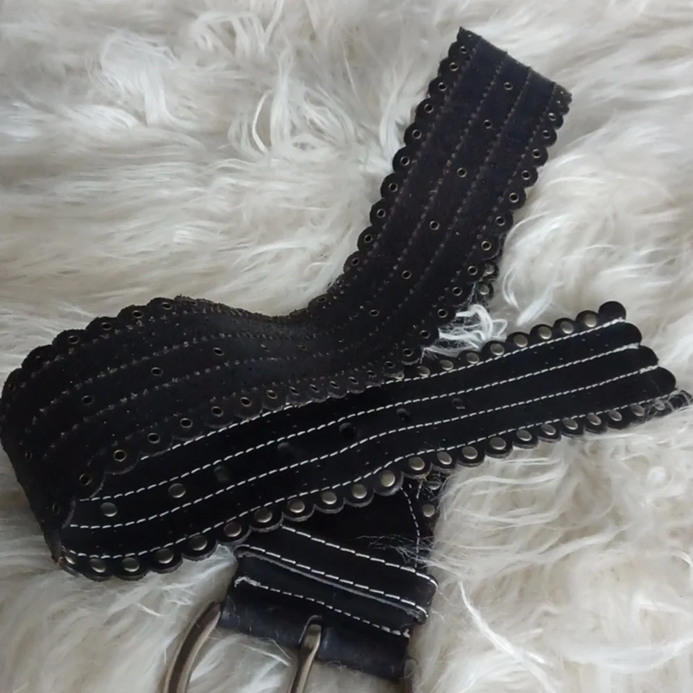 Black Leather Belt